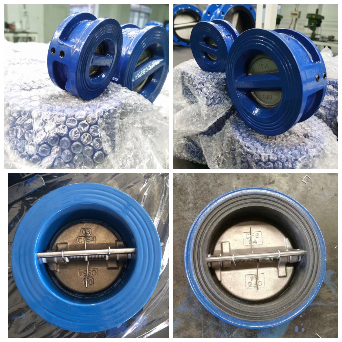 Wafer Check Valve Double Disc Cast Iron 150LB From China Manufacturer ...